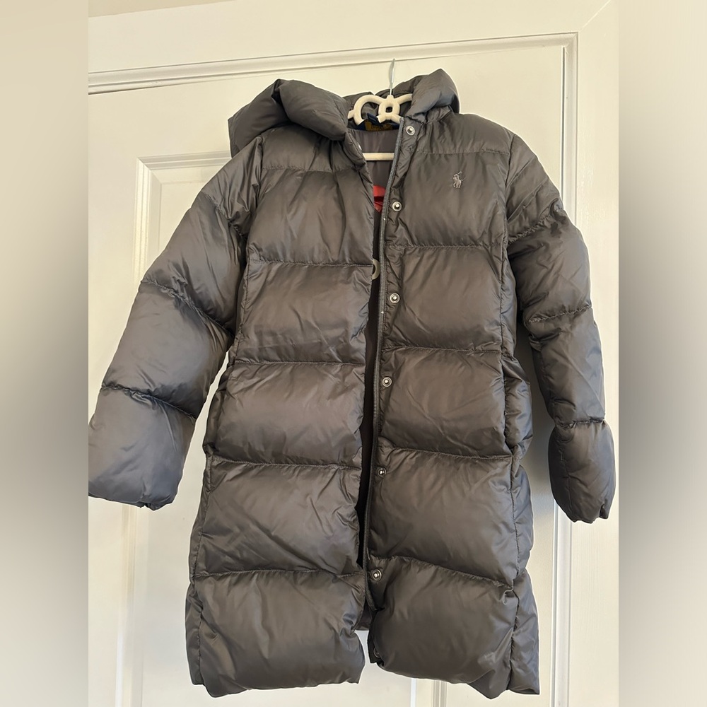 Polo by Ralph Lauren Gray Kids Puffer Coat